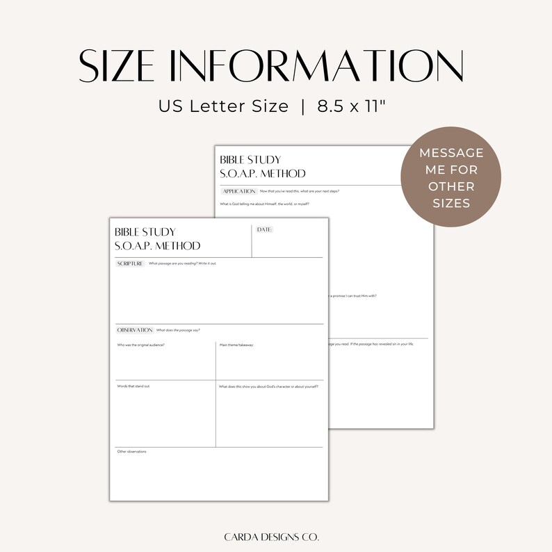 S.O.A.P. Bible Study Template Worksheets Scripture Study Worksheets ...