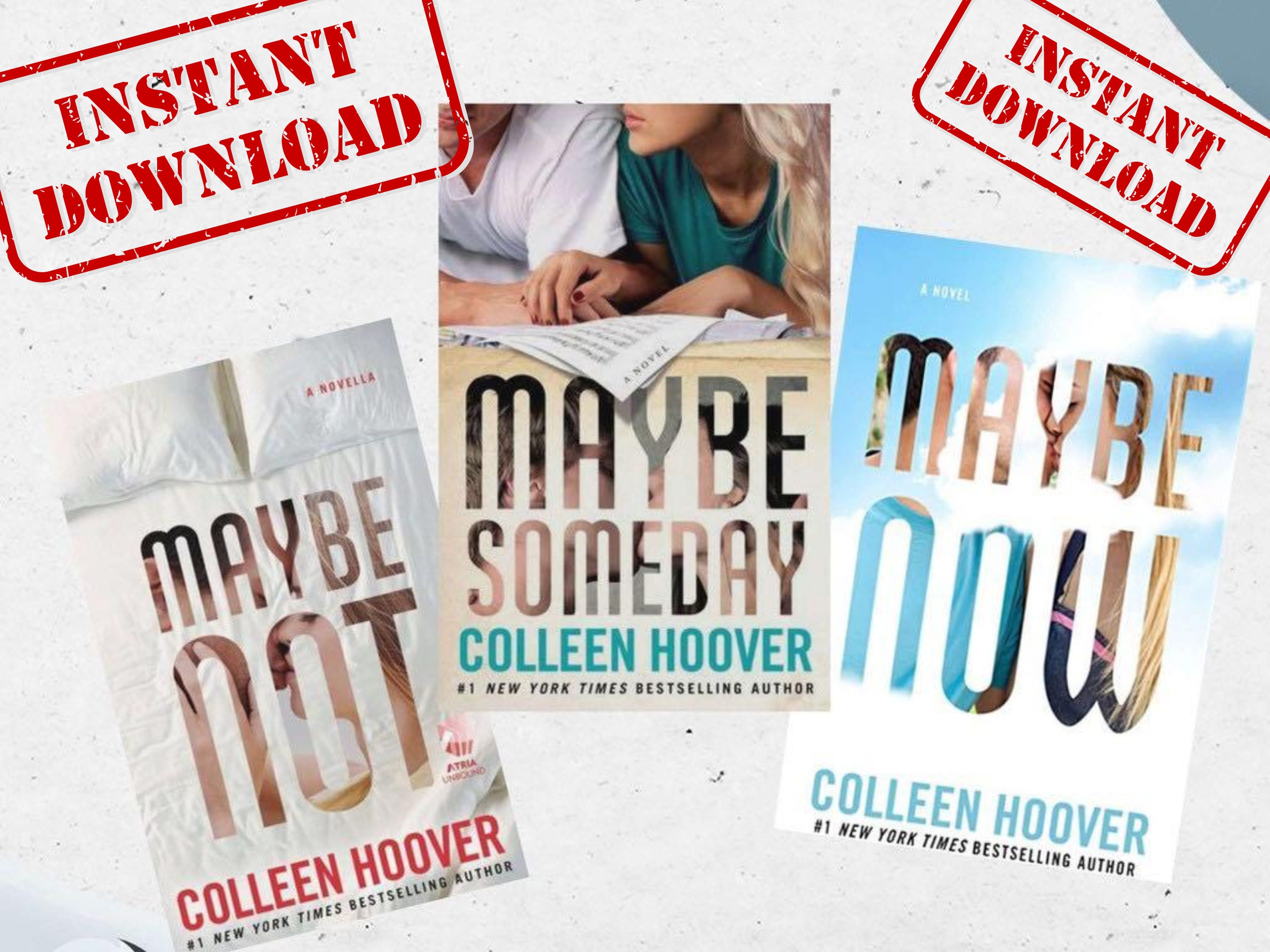 Maybe Series Set by Colleen Hoover Someday Maybe Not Etsy