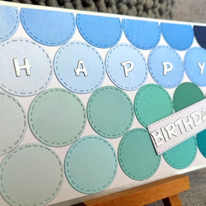 Carte Anniversaire, Happy Birthday, homme, garçon, enfant, fille, fait main Bild 2