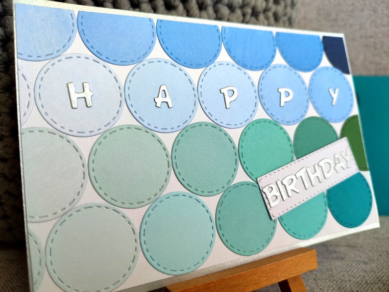 Carte Anniversaire, Happy Birthday, homme, garçon, enfant, fille, fait main Bild 2