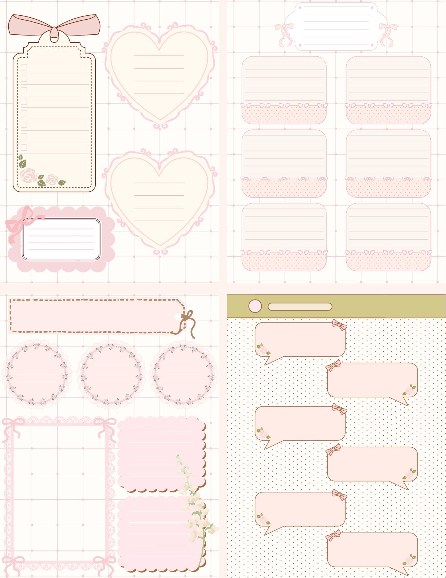 Pink Coquette Themed Digital Planner for Notability and Goodnotes Daily ...