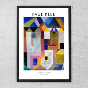 Paul Klee - Colorful Architecture - Fine Art Print - Modern Home Decor - Klee Wall Art - Abstract Geometric Art - Modernism - Bauhaus Print