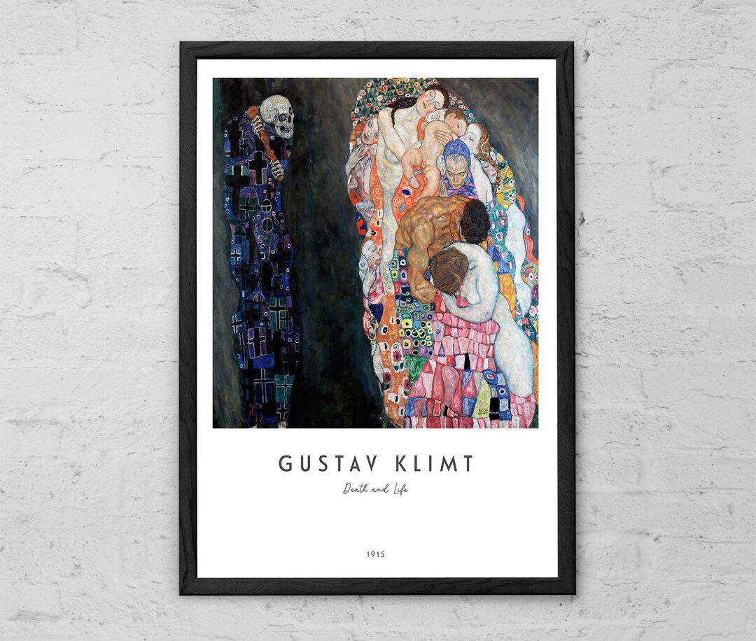 Death and Life - Gustav Klimt - Art Print - Home Wall Decor - Klimt ...