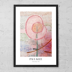 Blossoming - Paul Klee - Art Print - Paul Klee Prints - Paul Klee Wall Art - Klee Exhibition Prints - Flower Art Print - Modern Home Decor