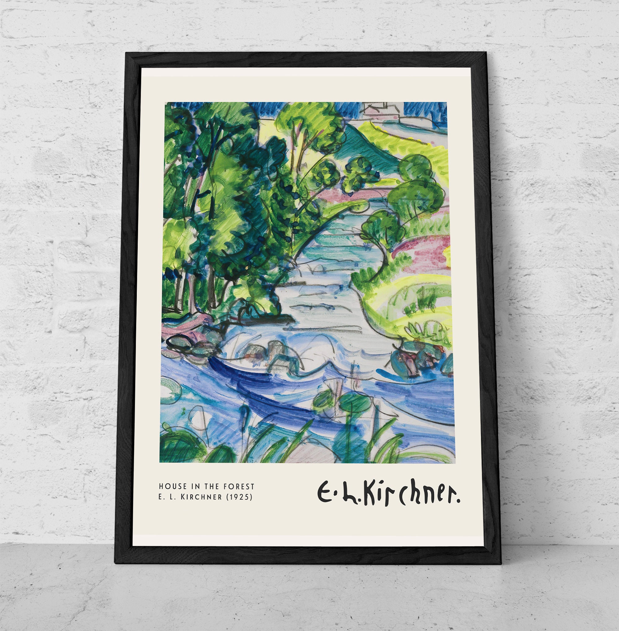 Ernst Ludwig Kirchner Print: Expressionist Landscape Art - Etsy