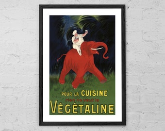 Vegetaline Poster: Leonetto Cappiello Italian Vintage Advertisement Art Print