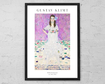 Gustav Klimt - Mada Primavesi Art Nouveau Print: Home Wall Decor