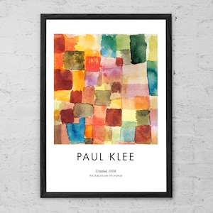 Paul Klee - Untitled, 1914 - Art Print - Modern Home Decor - Klee Wall Art - Colorful Abstract Wall Art - Modernism - Cubism - Gift Idea