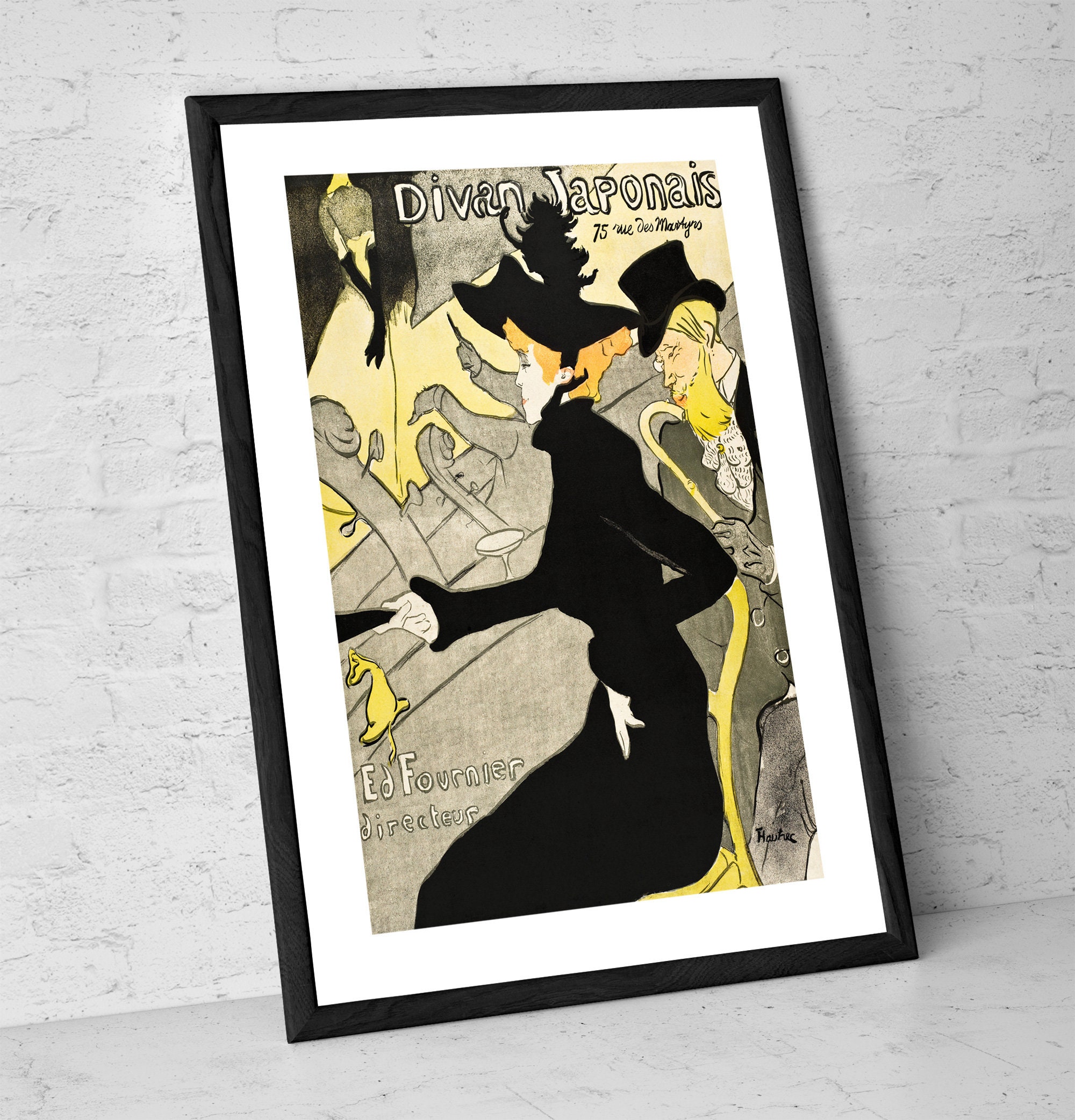 Divan Japonais - Toulouse-lautrec - French Vintage Art Print - Etsy