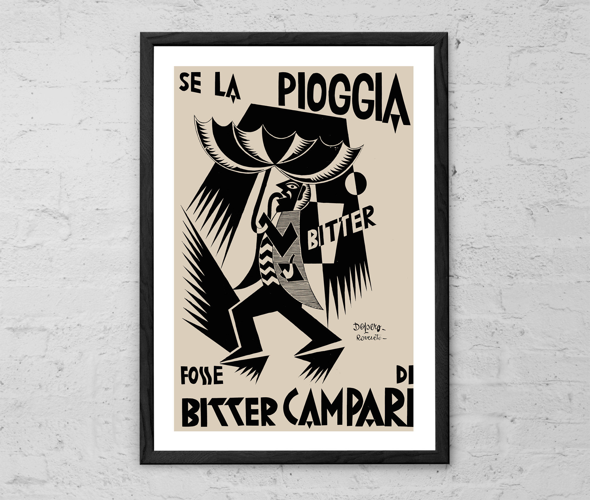Fortunato Depero Campari Poster fortunato-depero-campari-poster