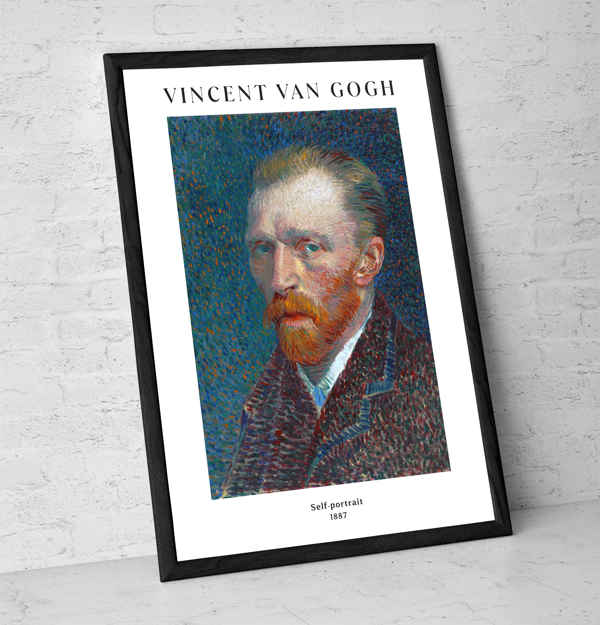 Van Gogh Self-portrait Art Print: Modern Home Decor - Etsy, image size:2000x2085