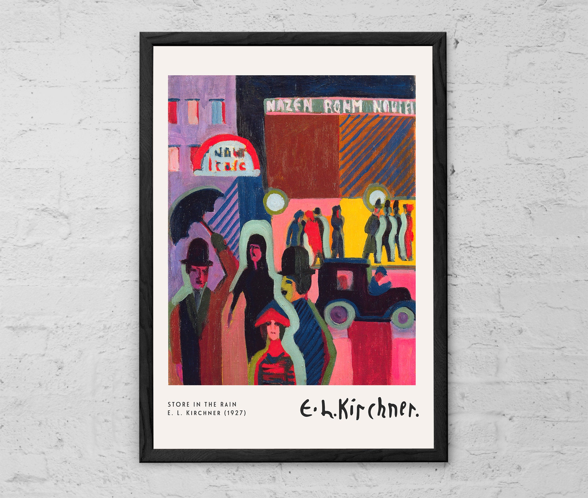 Ernst Ludwig Kirchner Art Print: German Expressionism Wall Art - Etsy