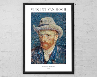 Van Gogh Self-Portrait Art Print: Modern Home Decor
