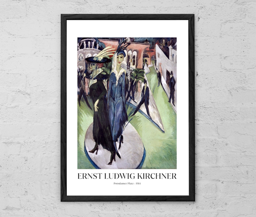 Ernst Ludwig Kirchner Art Print: Potsdamer Platz Expressionism