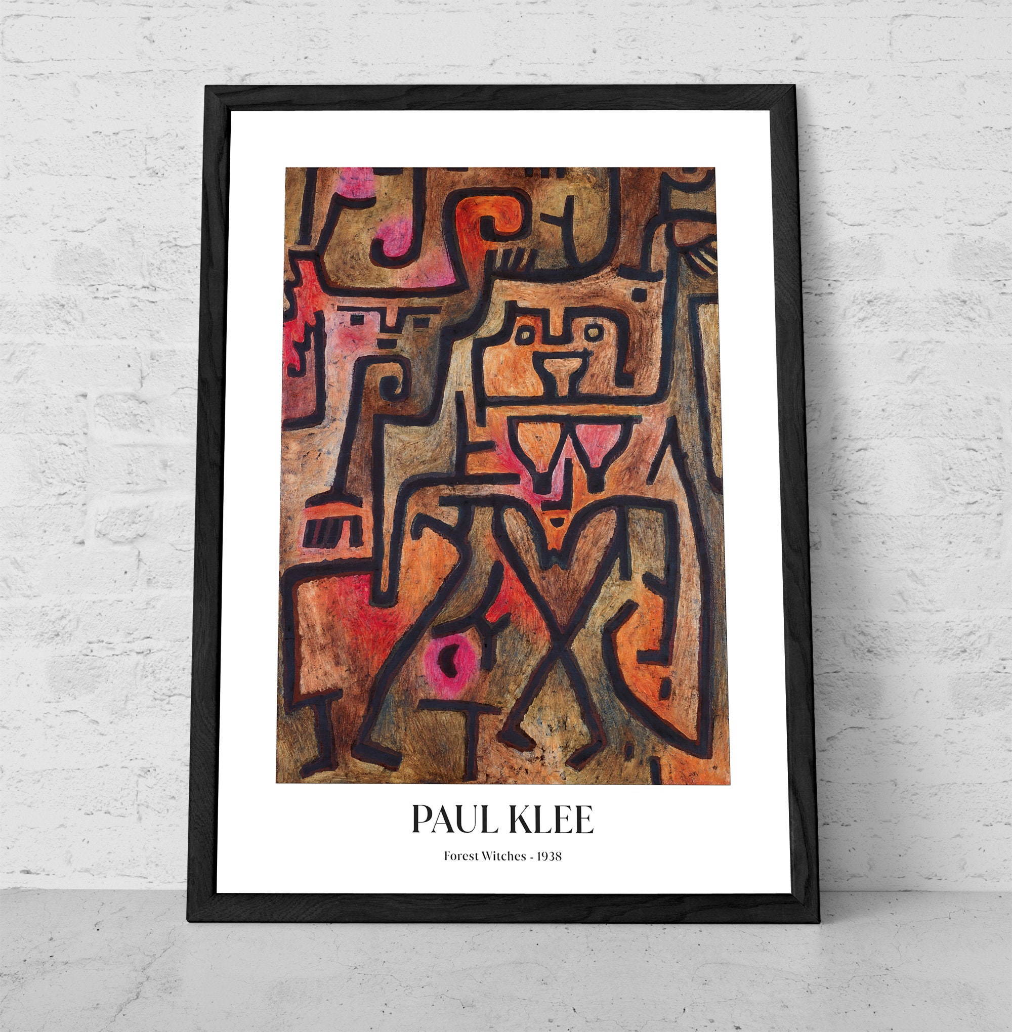 Paul Klee - Forest Witches - Abstract Art Print - Etsy
