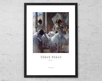 Edgar Degas Dancers Print: French Impressionist Ballet Art