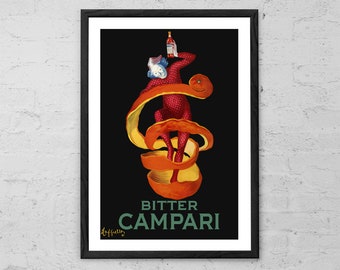 Leonetto Cappiello Bitter Campari Vintage Ad Art Print