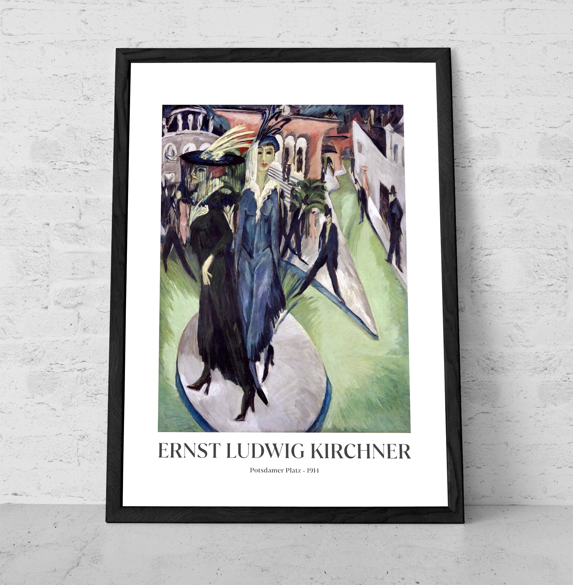 Ernst Ludwig Kirchner Art Print: Potsdamer Platz Expressionism