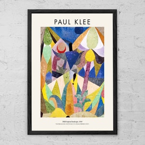Mild Tropical Landscape - Paul Klee - Art Print - Modern Home Decor - Klee Wall Art - Abstract Art - Modernism - Bauhaus Print - Gift Idea