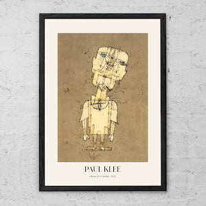 Ghost of a Genius - Paul Klee - Art Print - Modern Home Decor - Klee Wall Art - Abstract Art - Modernism - Expressionist Painting - Gifts