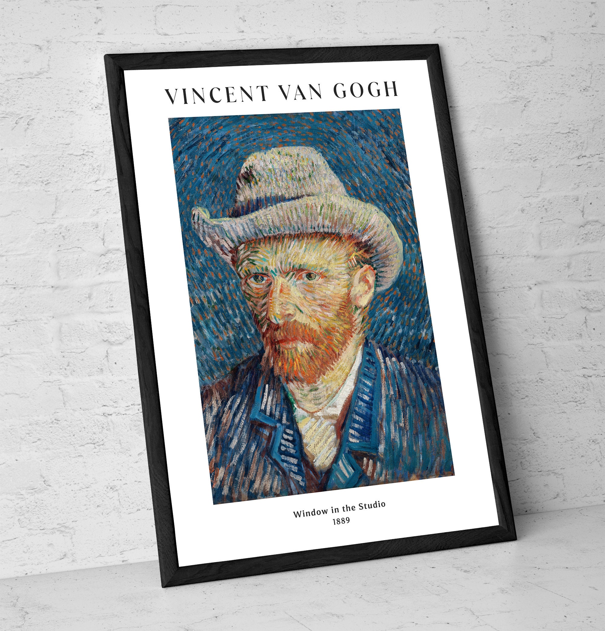Van Gogh Self-portrait Art Print: Modern Home Decor - Etsy