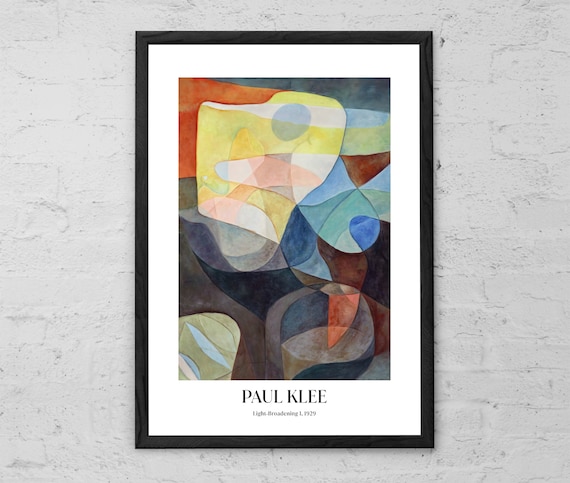 Paul Klee 'light-broadening I' Art Print: Modern Abstract Wall