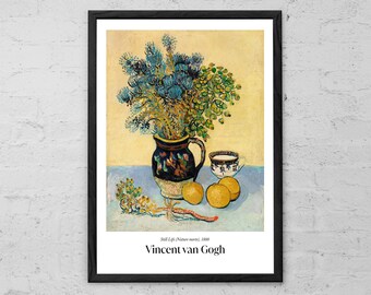 Vincent Van Gogh,still Life With Blue Enamel Coffeepot