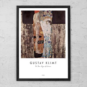 The Three Ages of Woman - Gustav Klimt - Art Print - Home Wall Decor Gift - Klimt Poster Wall Art - Art Nouveau Print - Modern Art Painting
