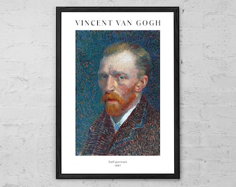 Van Gogh Self-Portrait Art Print: Modern Home Decor