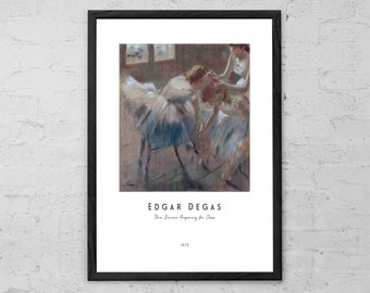 Degas Ballet Print: French Impressionist Art, Three Dancers