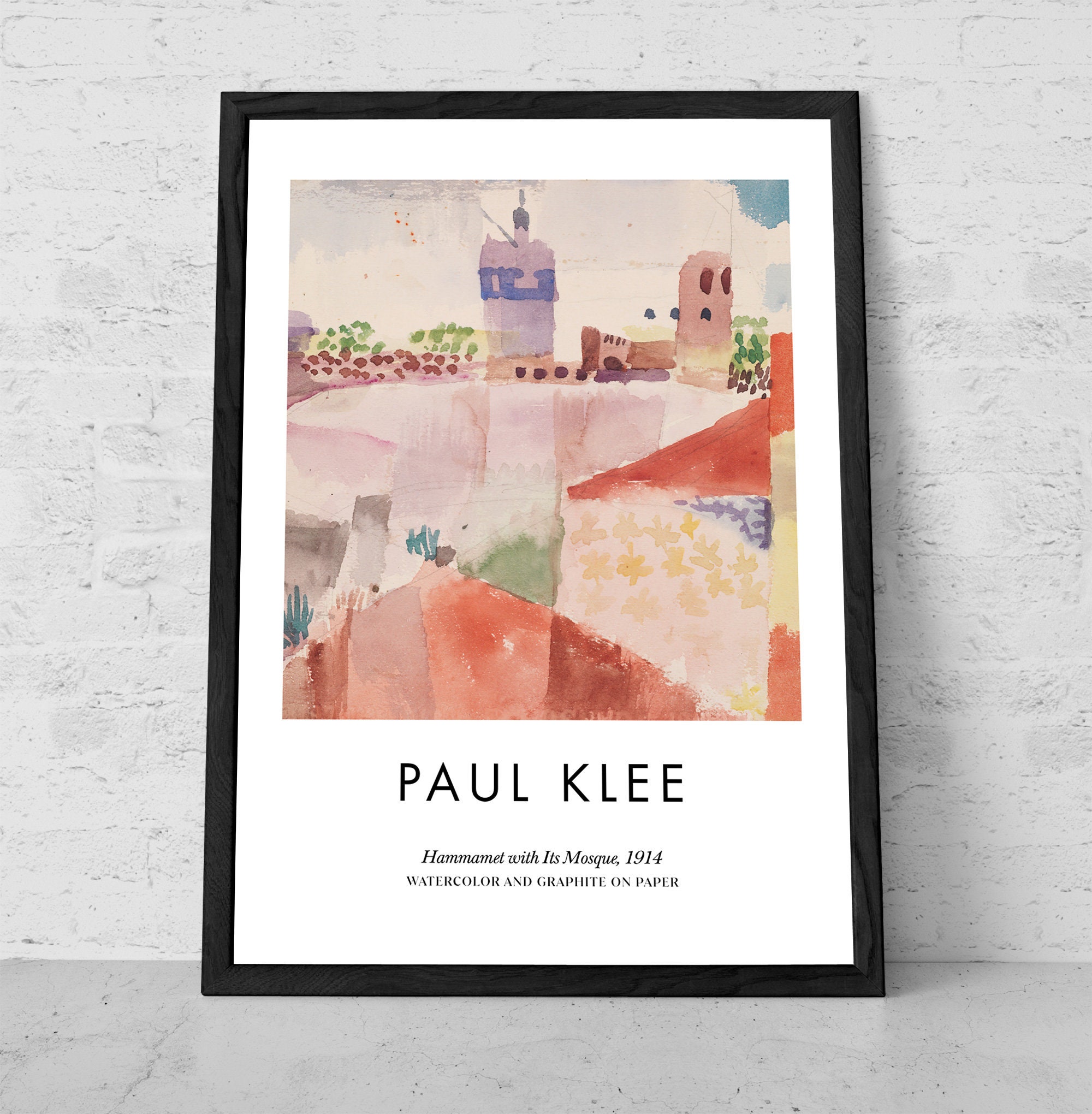 Paul Klee - Hammamet With Mosque - Abstract City Art Print - Etsy