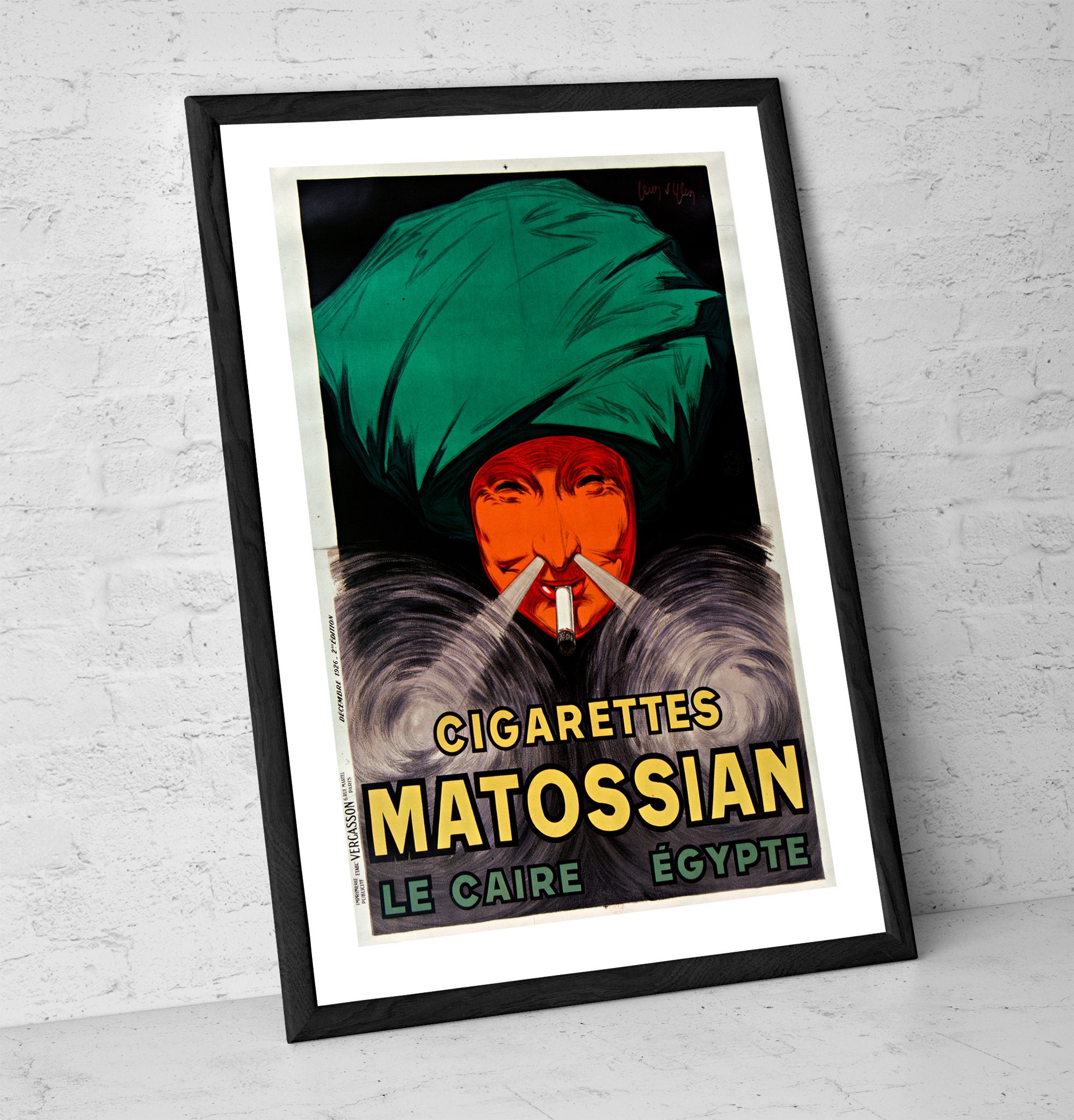 Cigarettes Matossian Vintage Advertisement Art Print