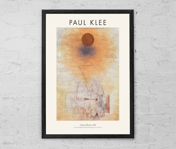Paul Klee Art Print: Limits of Reason, Modern Abstract Art - Etsy