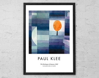 Paul Klee - The Harbinger of Autumn - Fine Art Print - Modern Home Decor - Klee Wall Art - Surrealist Art - Modernism - Cubism - Gift Idea