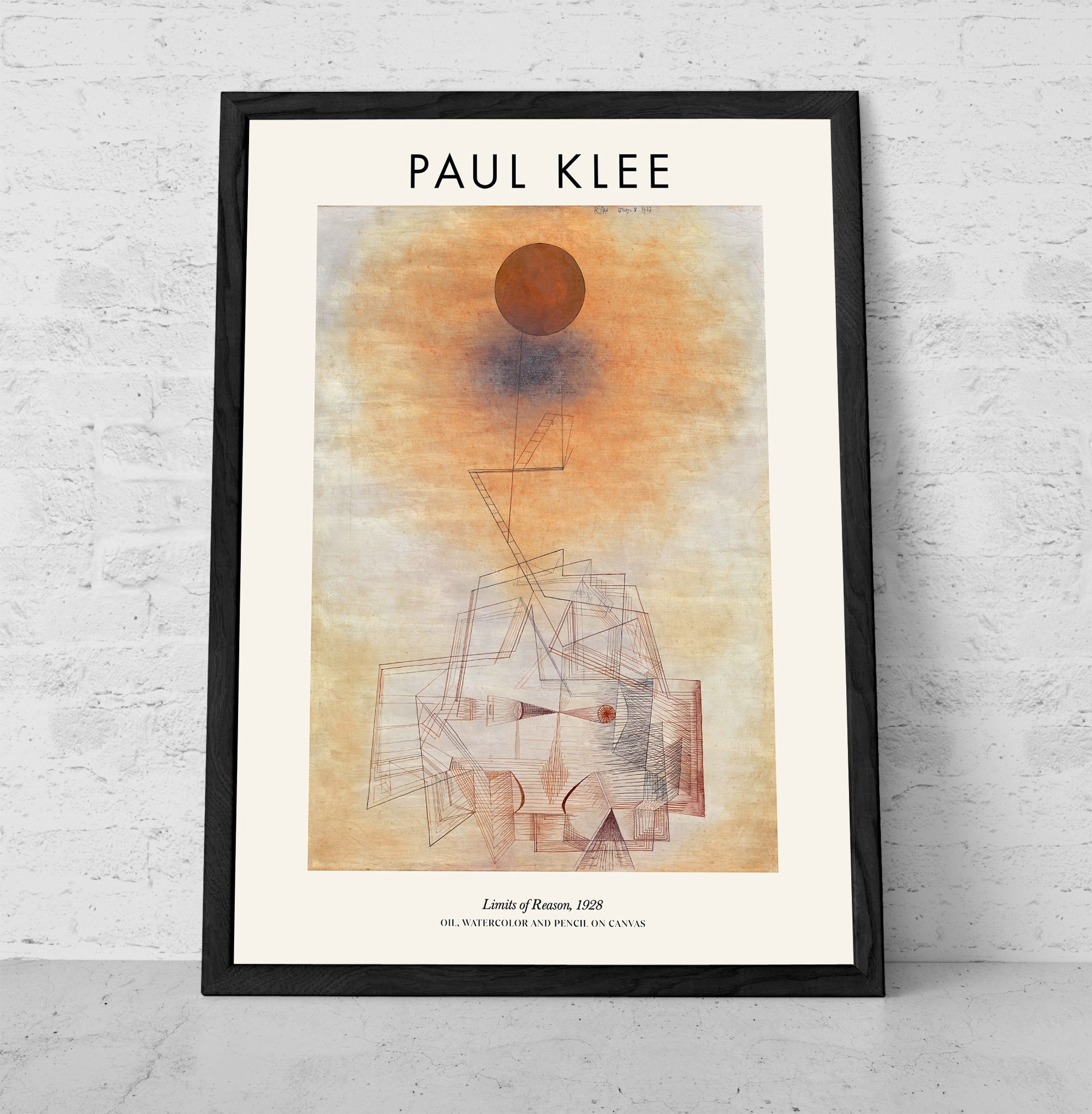 Paul Klee Art Print: Limits of Reason, Modern Abstract Art - Etsy