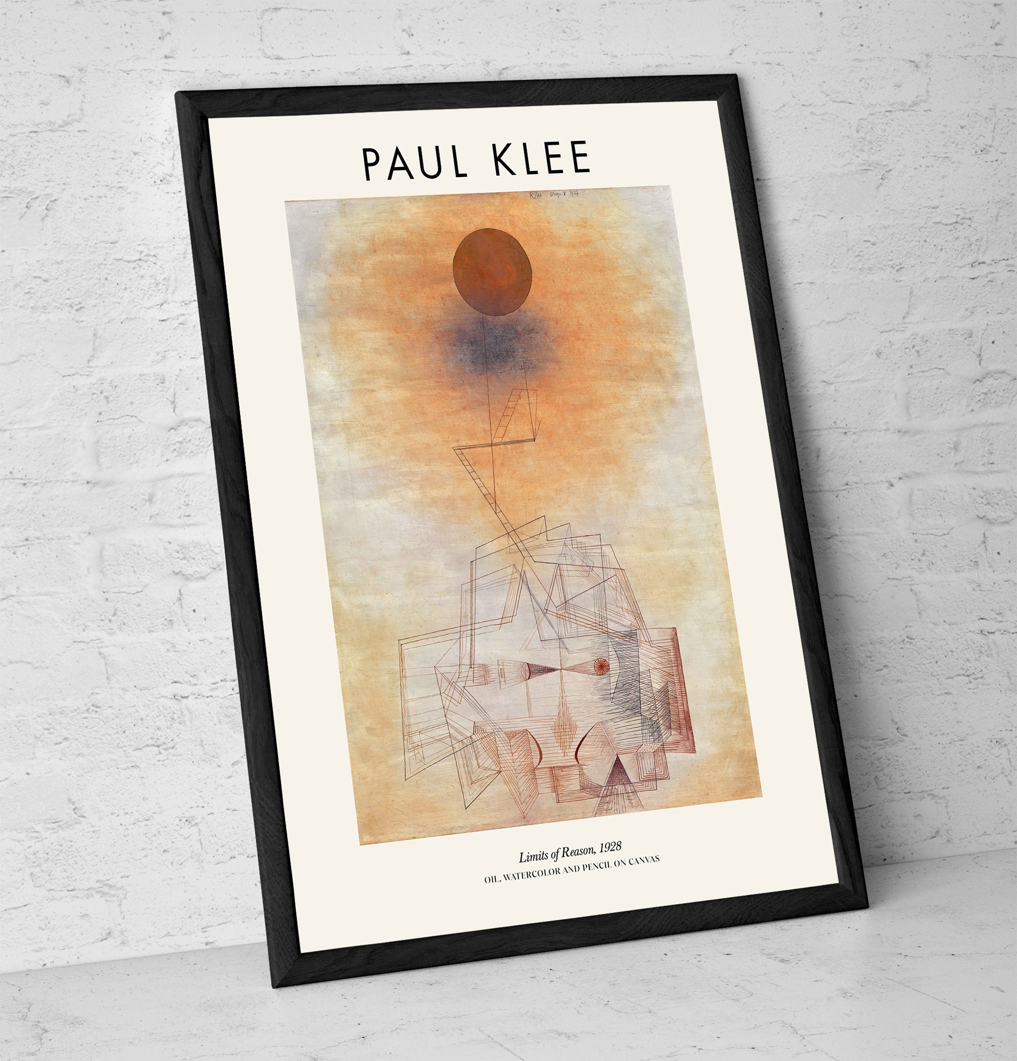 Paul Klee Art Print: Limits of Reason, Modern Abstract Art - Etsy