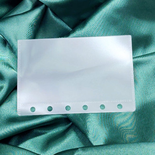 A7 Frosted Matte PVC Cash Envelopes