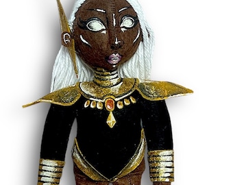Storm (XMen Inspired) - Handmade Doll