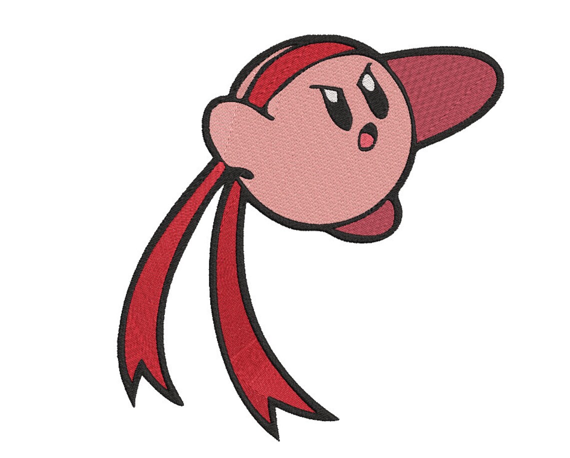 3 Kirby Embroidery Designs Machine Embroidery Gaming Designs Etsy