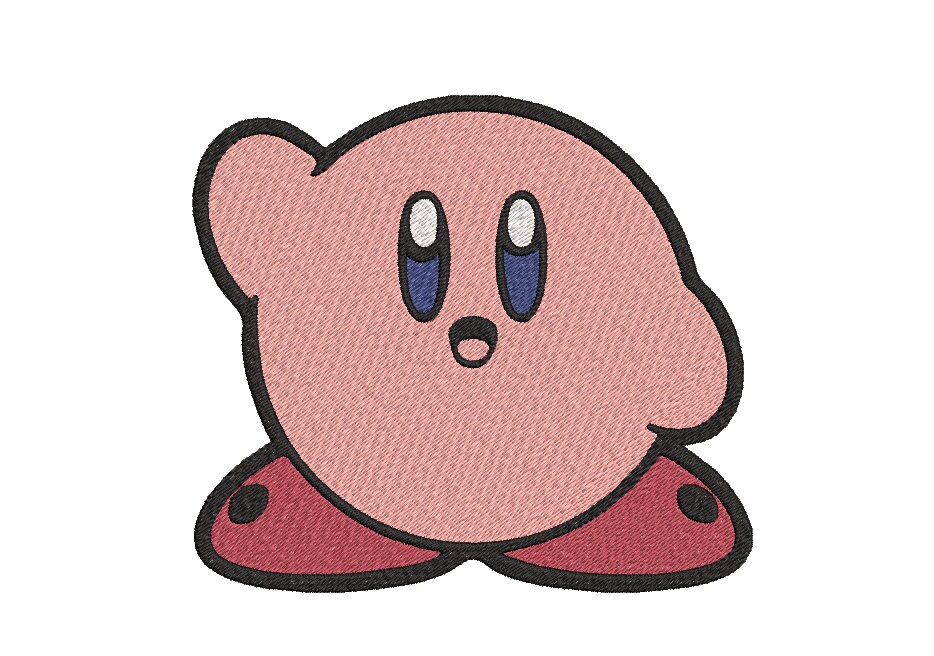3 Kirby Embroidery Designs Machine Embroidery Gaming Designs Etsy