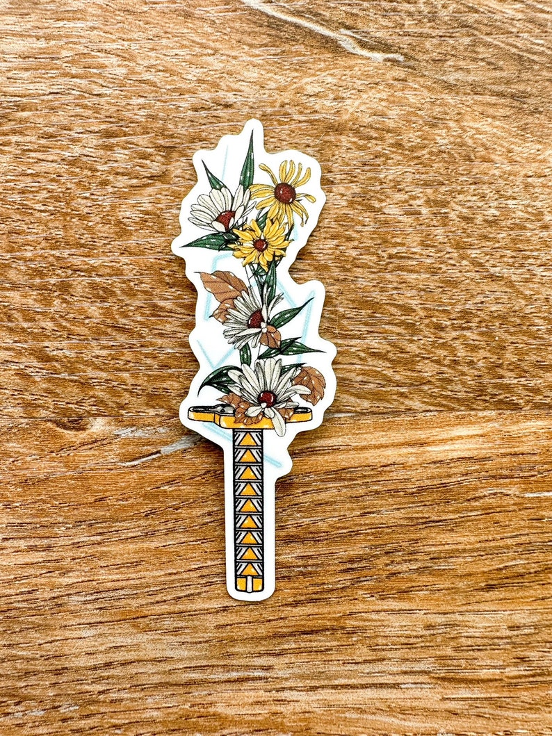 Nichirin Sword Floral Stickers - Multiple Designs Available - Etsy