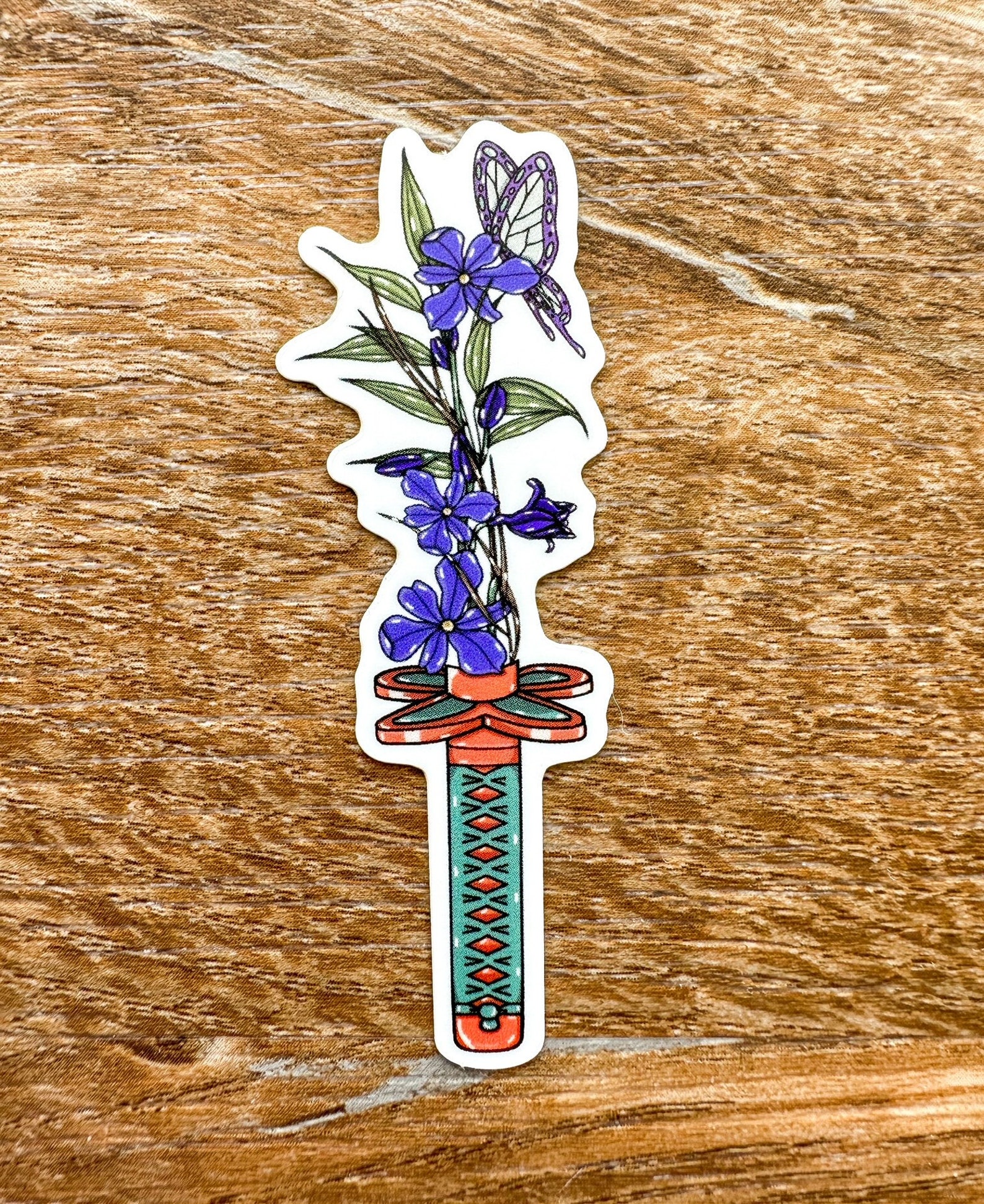 Nichirin Sword Floral Stickers - Multiple Designs Available - Etsy