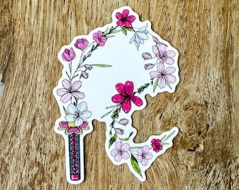Nichirin Sword Floral Stickers - Multiple Designs Available