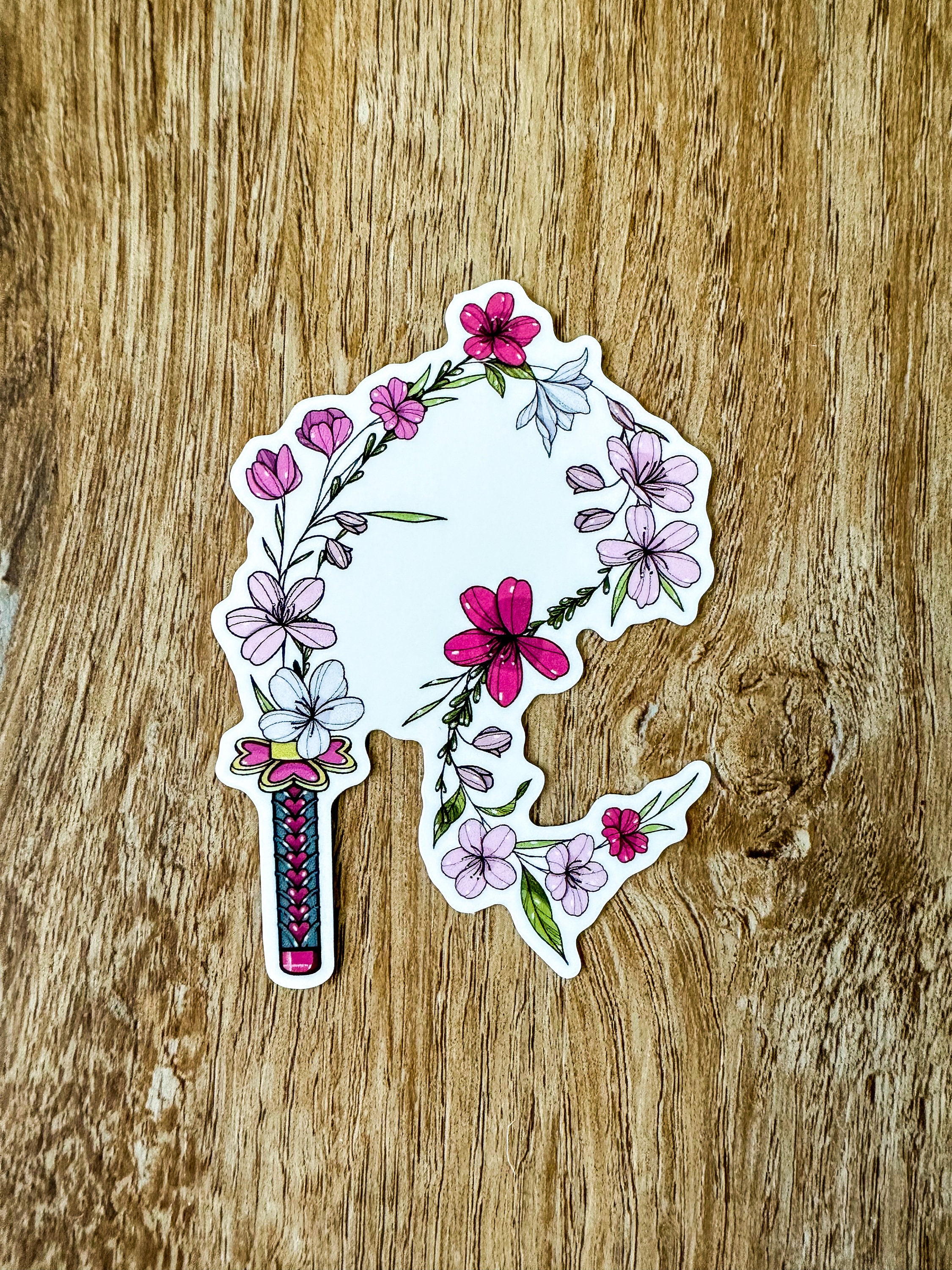 Nichirin Sword Floral Stickers - Multiple Designs Available - Etsy
