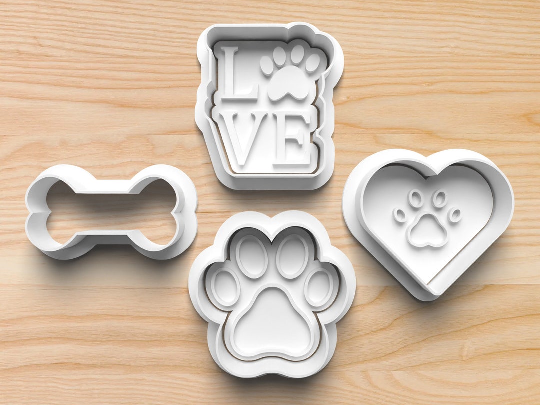 Dog Biscuit Cookie Cutters Dog Treat Cookie Cutters Pet Cookie Cutters