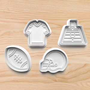 American Football Cookie Cutters || Football Helmet Cookie Cutter || Football Field Cookie Cutter || Football Jersey Cookie Cutter