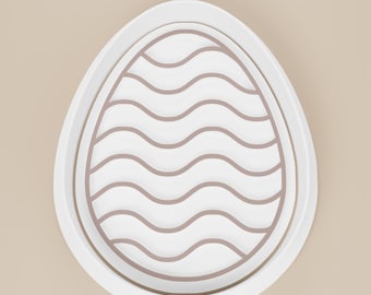 Easter Egg Cookie Cutter, Spring Baking Tool, PLA Plastic