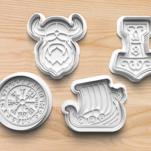 Viking Cookie Cutters || Nordic Cookie Cutters || Scandinavian Cookie Cutters || Pagan Cookie Cutters ||