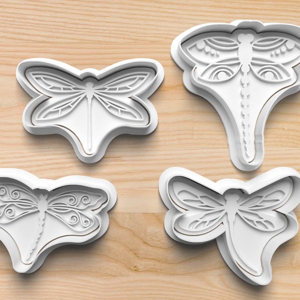 Dragonfly Cookie Cutters || Insect Cookie Cutters || Outdoor Animal Cookie Cutters || Summer Cookie Cutters || Creepy Crawly Cookie Cutters