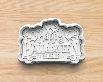Happy Halloween Cookie Cutter: Trick or Treat Design, Spooky Baking